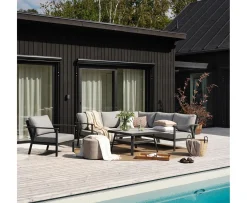 Brafab Samvaro Loungestol Antracit/Pearl Grey 69cm