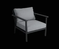 Brafab Samvaro Loungestol Antracit/Pearl Grey 80cm