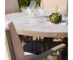 Brafab Samvaro Matbord Khaki/Sand Ø140
