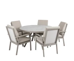 Brafab Samvaro Matbord Khaki/Sand Ø140