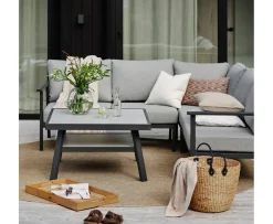 Brafab Samvaro Soffbord Antracit 90x90