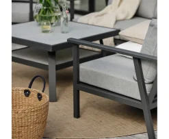 Brafab Samvaro Soffbord Antracit 90x90