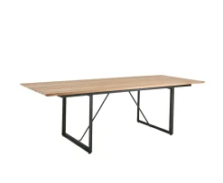 Brafab Shad Matbord Antracit/Teak 240cm