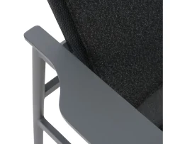 Brafab Soro Loungefotölj Anthracite/Teddy Black