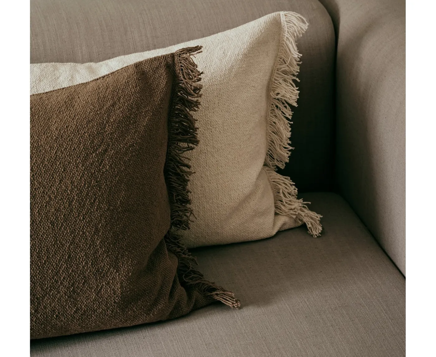 Broste Copenhagen Ebba Kuddfodral Beige 40x60