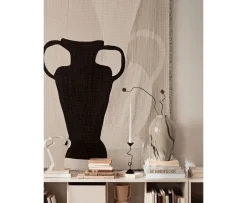 Broste Copenhagen Eva Pläd Castle Beige/Black 130x180