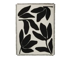 Broste Copenhagen Herbert Pläd Black 130x180