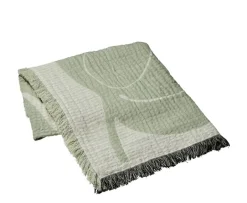 Broste Copenhagen Herbert Pläd Green 130x180