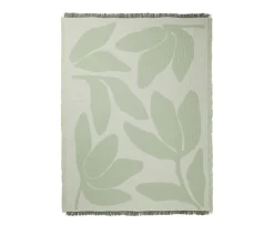 Broste Copenhagen Herbert Pläd Green 130x180