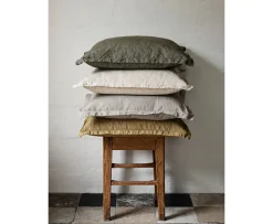 Broste Copenhagen Linn Kuddfodral Dove Grey 40x60