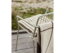 Broste Copenhagen Maren Pläd Kangaroo Brown/Off White 130x180