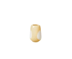 Broste Copenhagen Ada Dot Vas Gold Fleece Yellow Ø18