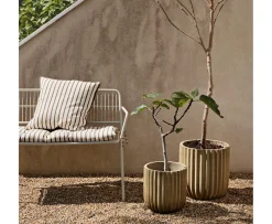 Broste Copenhagen Eden Bänk Beige Grey