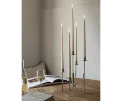 Broste Copenhagen Farri Ljusstake Light Warm Grey 36cm