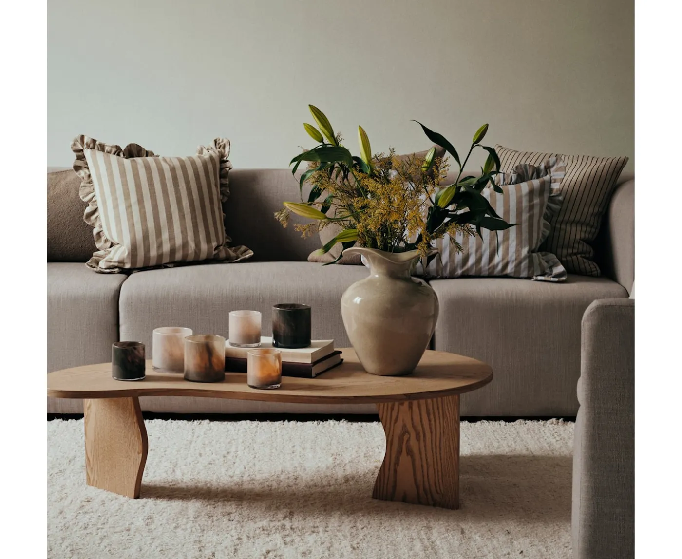 Broste Copenhagen Florentina Vas Beige M
