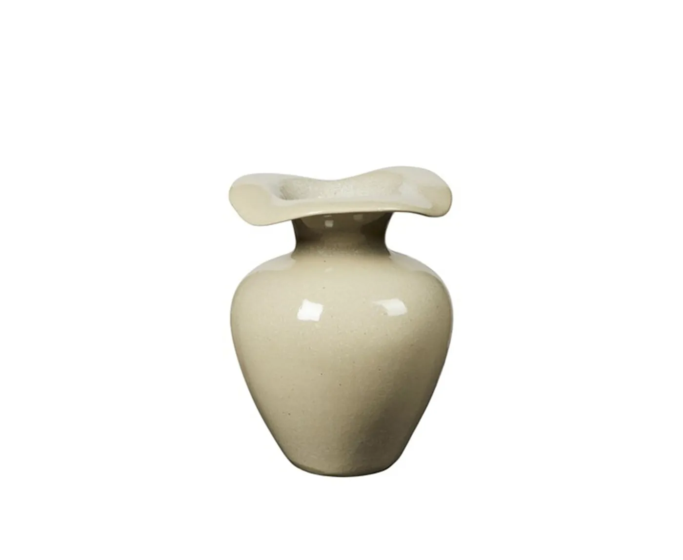 Broste Copenhagen Florentina Vas Beige M