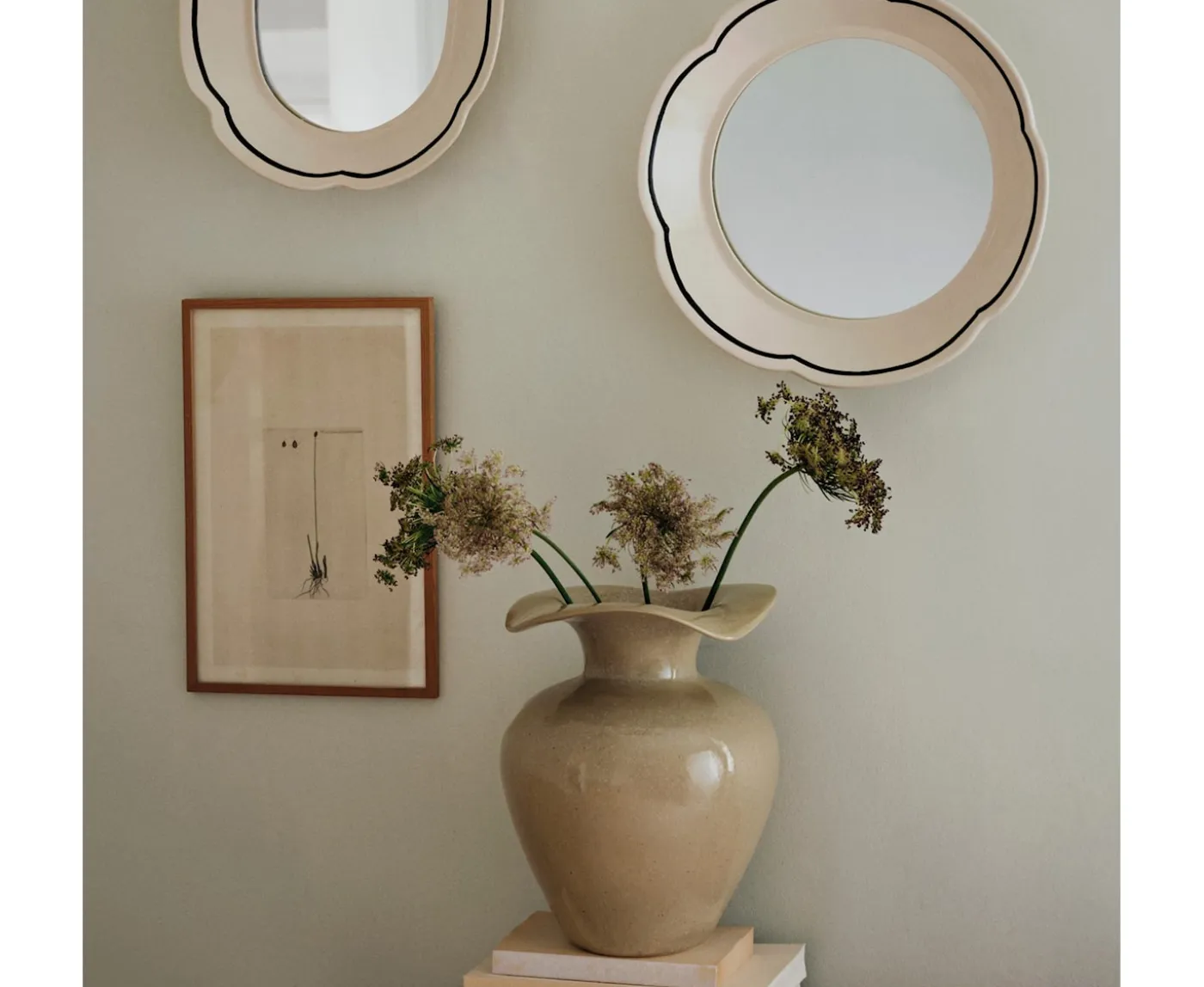 Broste Copenhagen Florentina Vas Beige M