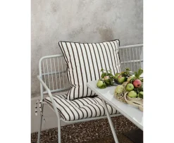 Broste Copenhagen Franca Kuddfodral Beige Grey 50x50