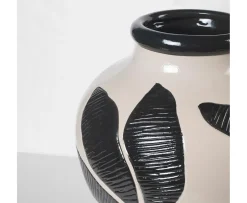 Broste Copenhagen Herbert Vas Black/Rainy Day Grey Ø33