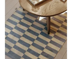 Broste Copenhagen Jane Bomullsmatta Blue 70x200