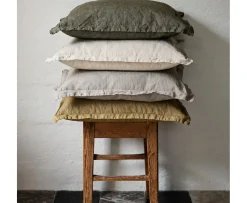 Broste Copenhagen Linn Kuddfodral Castle Beige 50x50