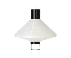 Broste Copenhagen Ritta Lampskärm Svart/Vit Ø44