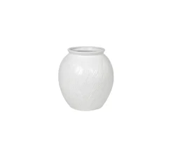 Broste Copenhagen Sandy Vas White Medium