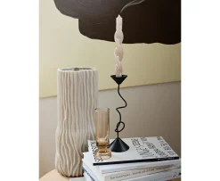 Broste Copenhagen Selma Ljusstake Black 26cm