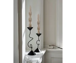 Broste Copenhagen Selma Ljusstake Black 26cm