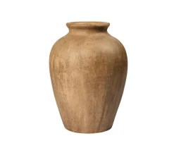 Broste Copenhagen Uma Vas Light Brown Ø29
