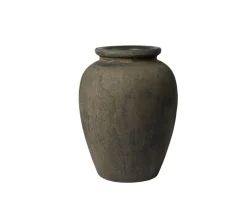 Broste Copenhagen Uma Vas Rustic Dark Brown Ø24