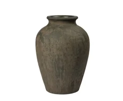 Broste Copenhagen Uma Vas Rustic Dark Brown Ø29