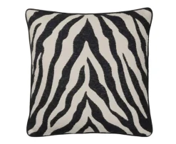 Broste Copenhagen Zebra Kuddfodral Black 50x50