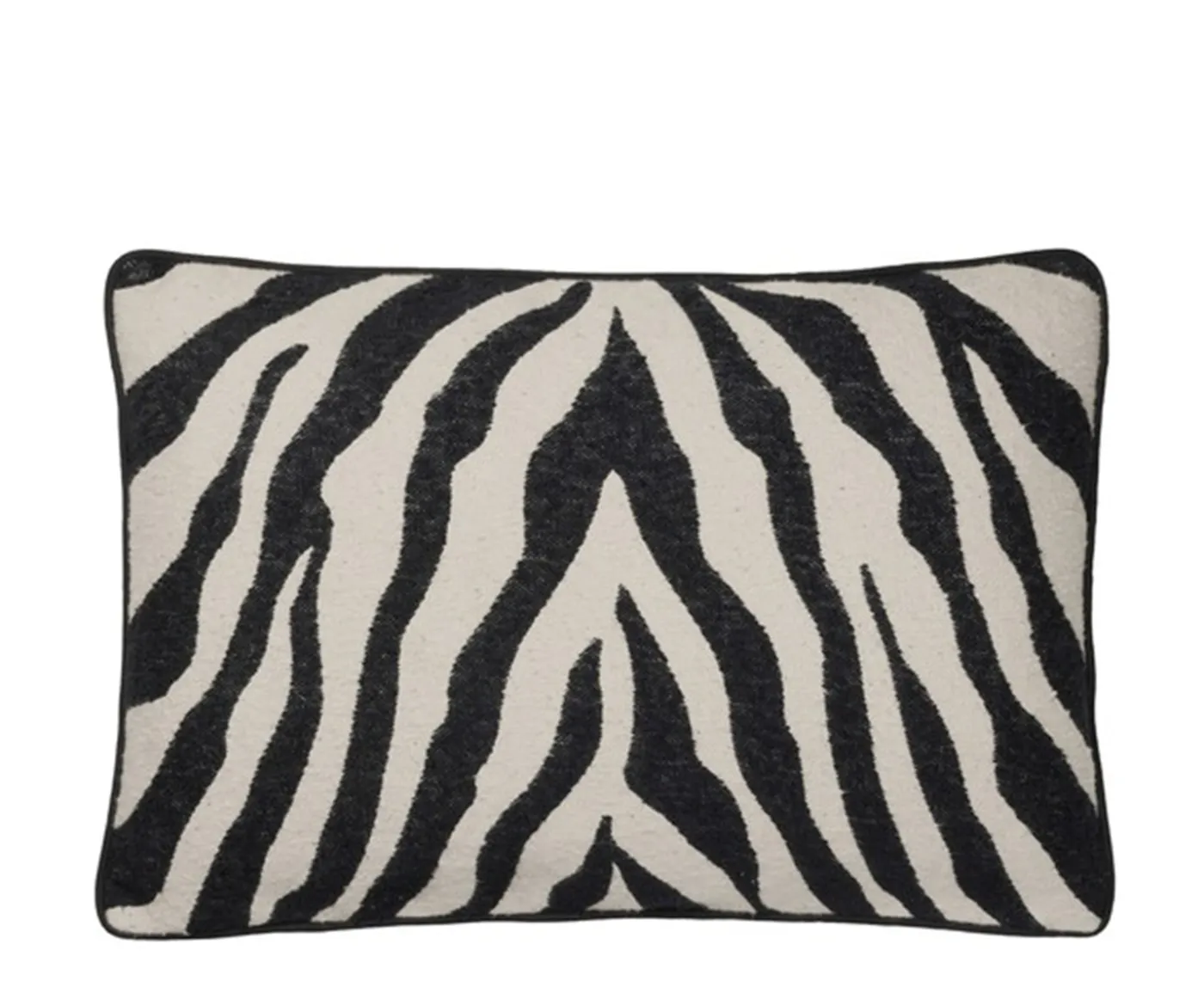 Broste Copenhagen Zebra Kuddfodral Black 40x50
