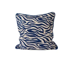 Byon Anima Zebra Prydnadskudde Blue 50x50