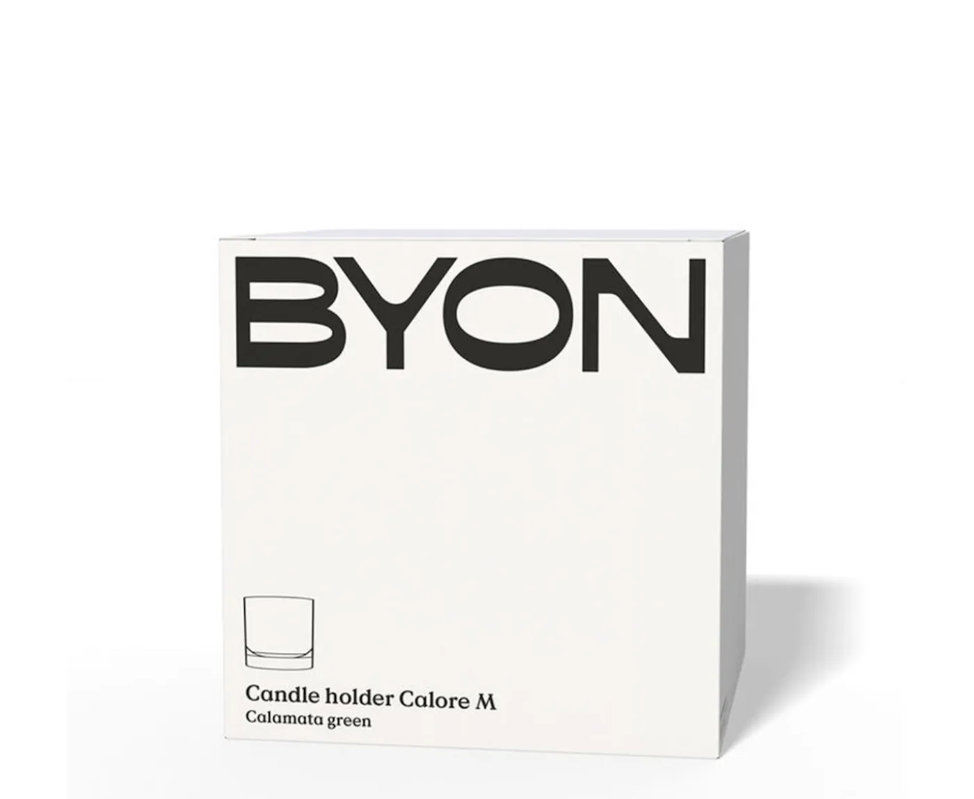 Byon Calore Ljuslykta Calamata Green 15cm