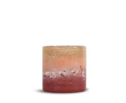 Byon Calore Ljuslykta Rosa/Beige/Bordeaux 15cm
