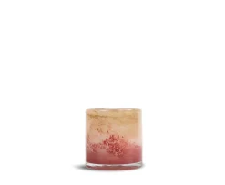 Byon Calore Ljuslykta Rosa/Beige/Bordeaux 10cm