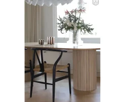Byon Calore Ljuslykta Svart/Beige 15cm
