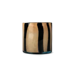 Byon Calore Ljuslykta Svart/Beige 15cm