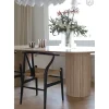 Byon Calore Ljuslykta Svart/Beige 10cm