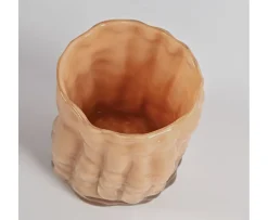 Byon Laranne Ljuslykta Peach 16cm