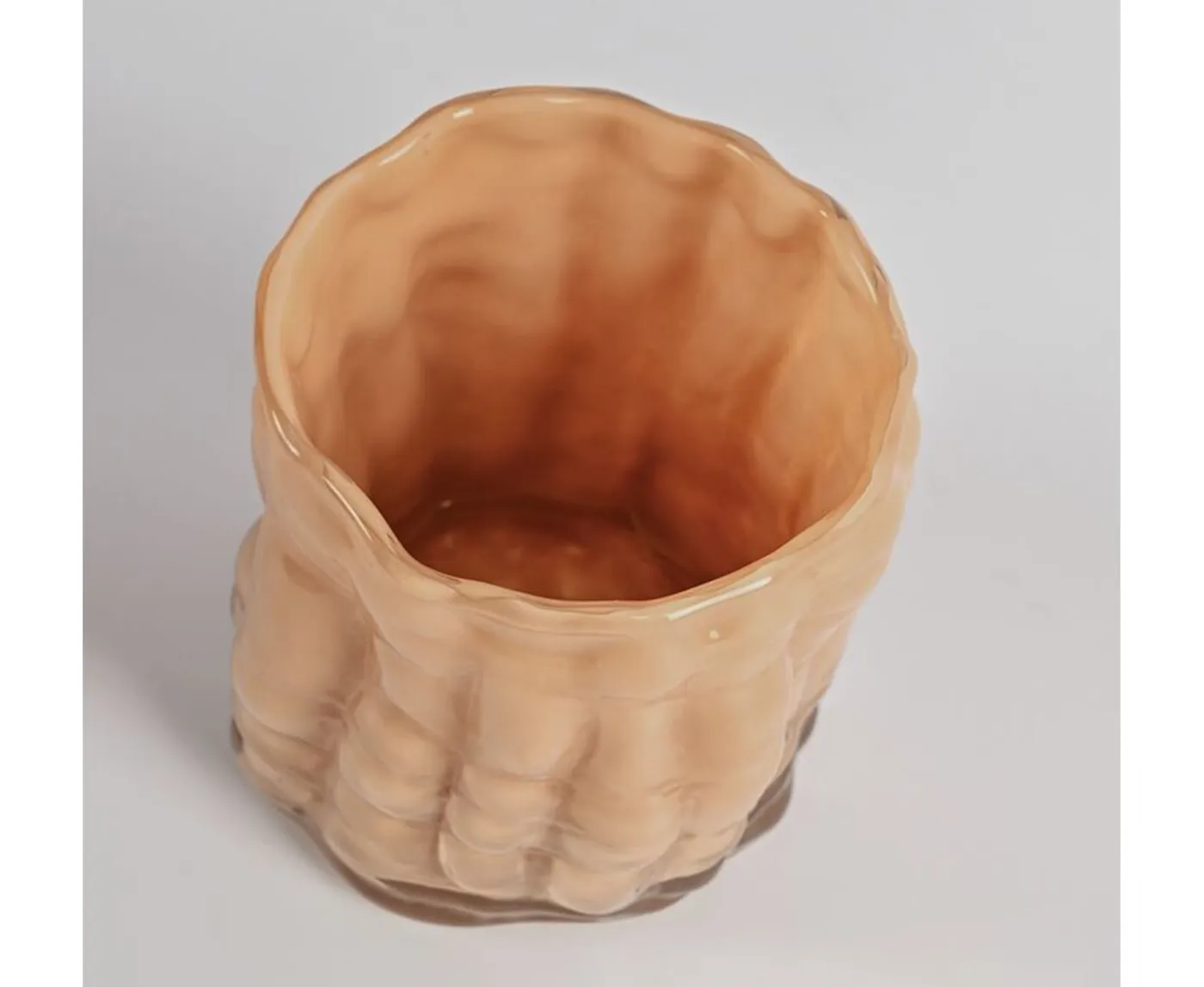 Byon Laranne Ljuslykta Peach 16cm