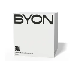 Byon Laranne Ljuslykta Peach 16cm