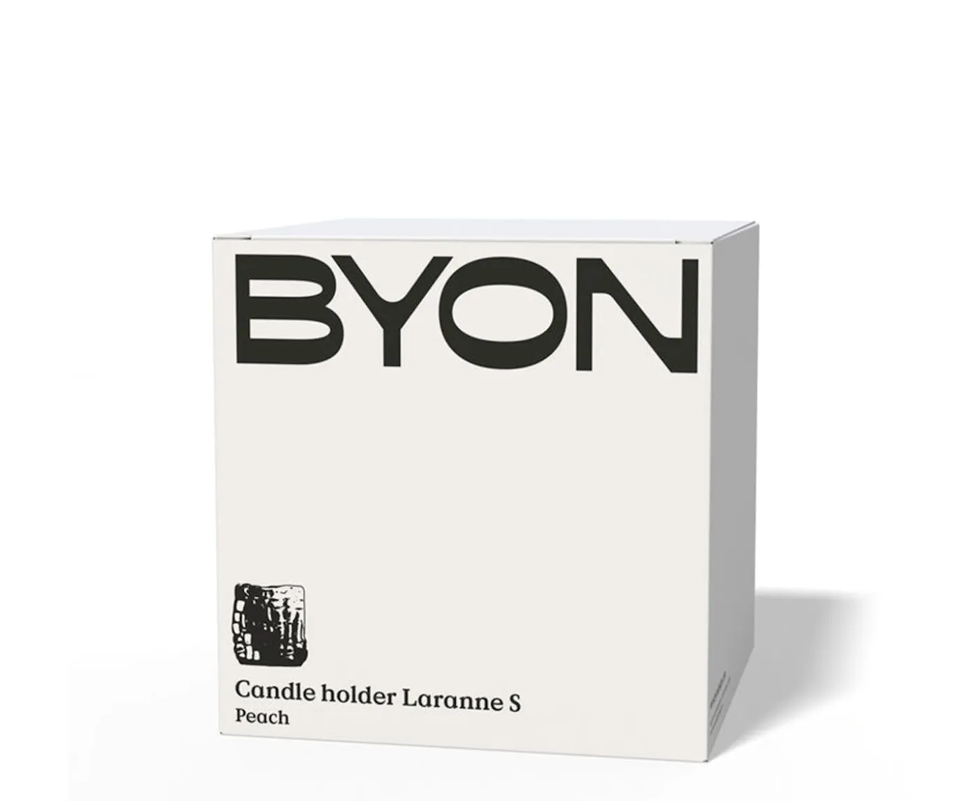 Byon Laranne Ljuslykta Peach 10cm
