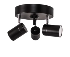 By Rydéns Correct 3 lights Spotlight Svart
