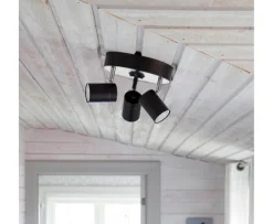 By Rydéns Correct 3 lights Spotlight Svart