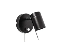 By Rydéns Correct Vägglampa Matt Svart 13cm