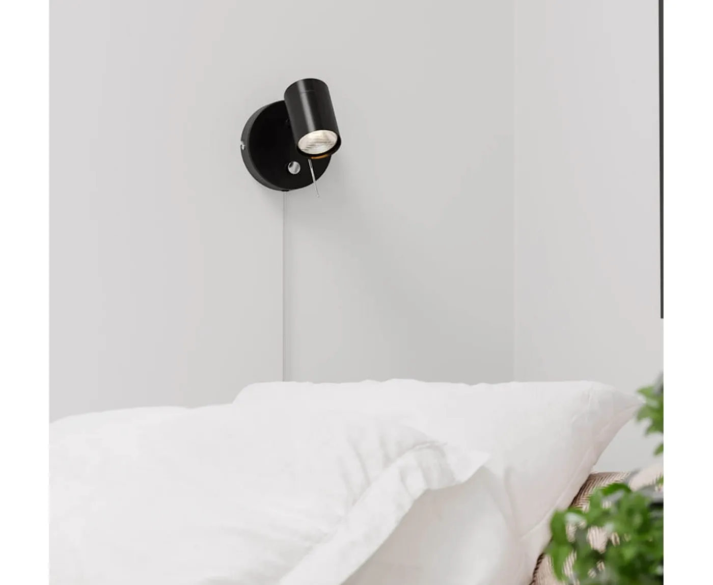 By Rydéns Correct Vägglampa Matt Svart 13cm