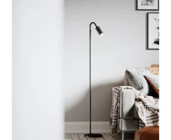 By Rydéns Curve Golvlampa Matt Svart 146cm